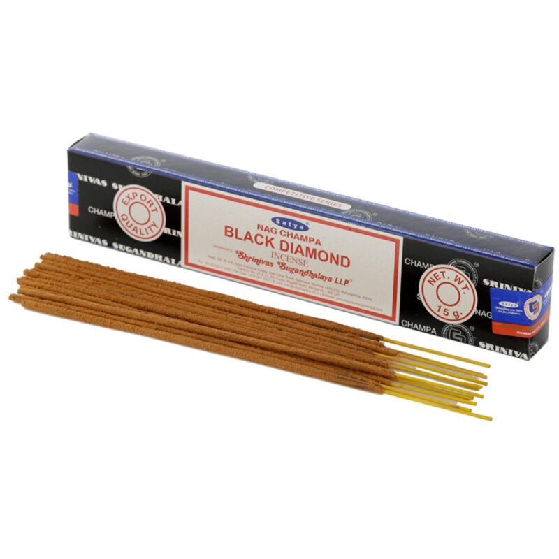 01346 czarny diament - kadzidełka satya nag champa