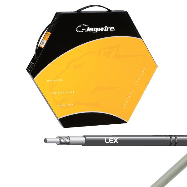 Obudowa przerzutki Jagwire 5mm Lex (50m) - perłowo-srebrna