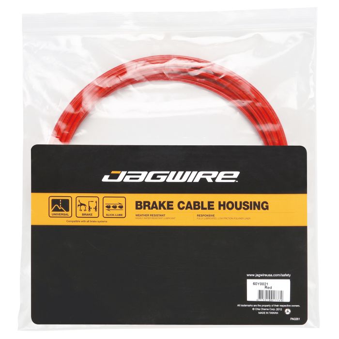 Obudowa hamulca Jagwire 5mm cgx-sl slick-lube (10 m) - czerwona