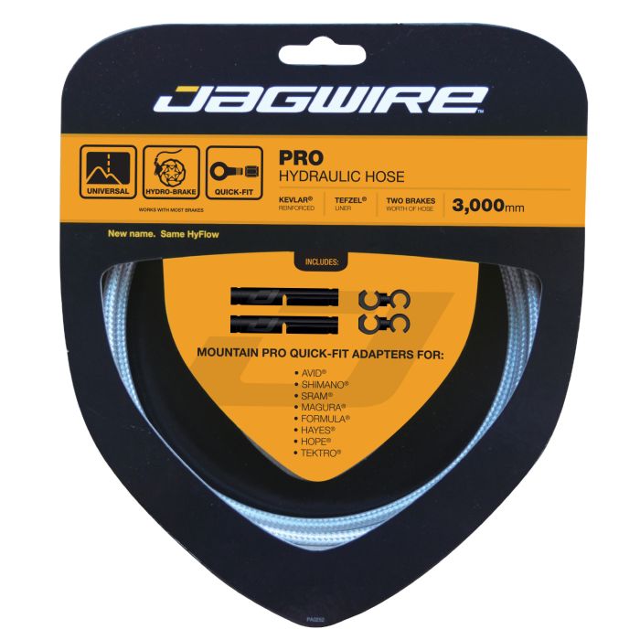 Zestaw węży hydraulicznych Jagwire pro - srebro