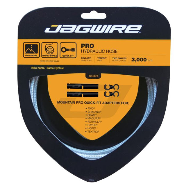 Zestaw węży hydraulicznych Jagwire pro - srebro