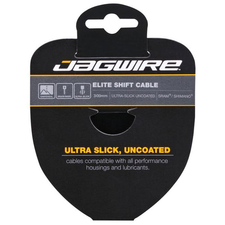 Linka przerzutki Jagwire — elitarna, polerowana, ultra gładka stal nierdzewna — 1,1 x 3100 mm — sram shimano