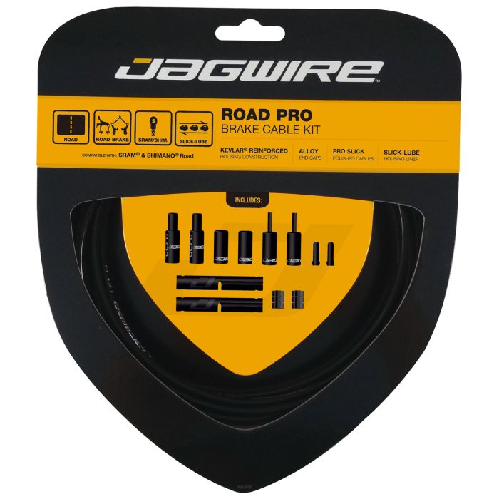 Zestaw hamulcowy Jagwire Road Pro - czarny