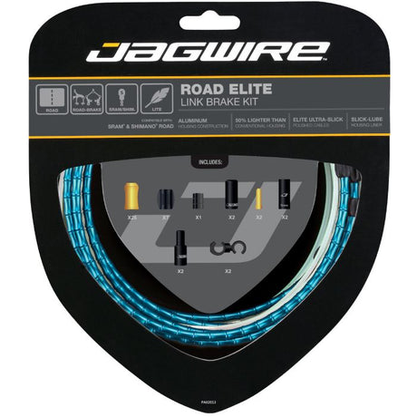 Zestaw hamulców Jagwire Road Elite Link - niebieski