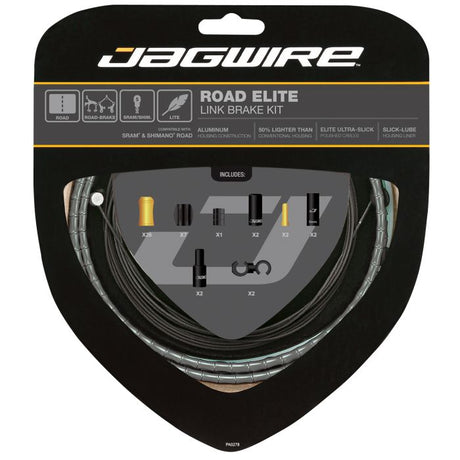Zestaw hamulcowy Jagwire Road Elite Link - szary
