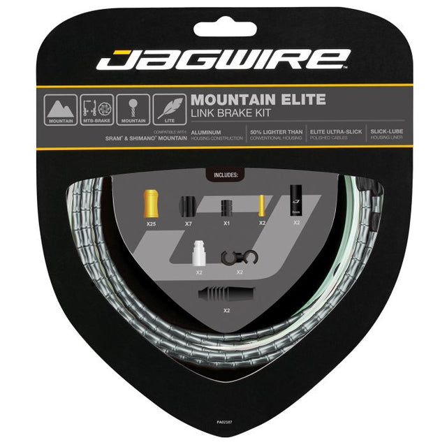Zestaw hamulców Jagwire Mountain Elite Link - szary