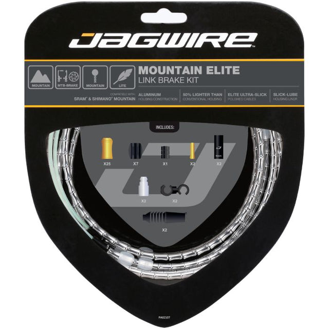 Zestaw hamulców Jagwire Mountain Elite Link - srebrny