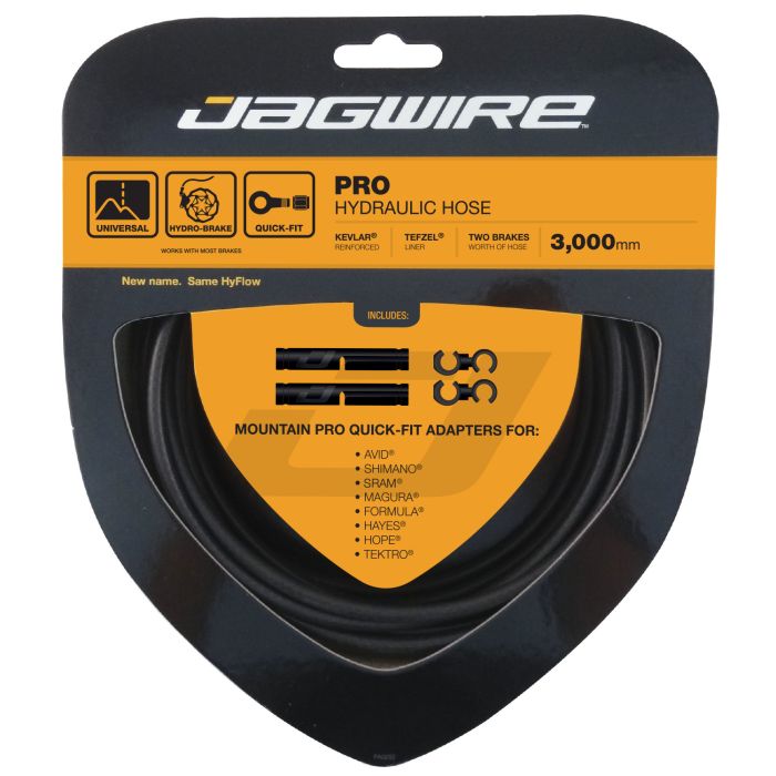 Zestaw węży hydraulicznych Jagwire pro - stealth black