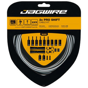 Zestaw przerzutek Jagwire 2x Pro - lodowoszary