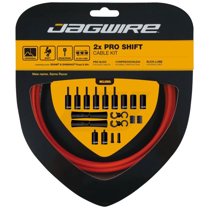 Zestaw przerzutek Jagwire 2x pro - pomarańczowy