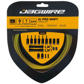 Zestaw przerzutek Jagwire 2x pro - żółty