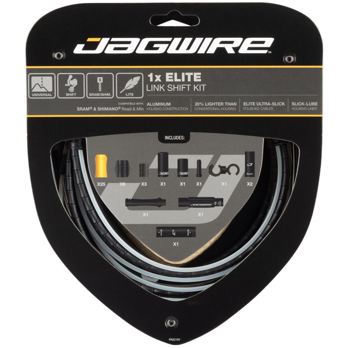 Zestaw przerzutek Jagwire 1x Elite Link - czarny