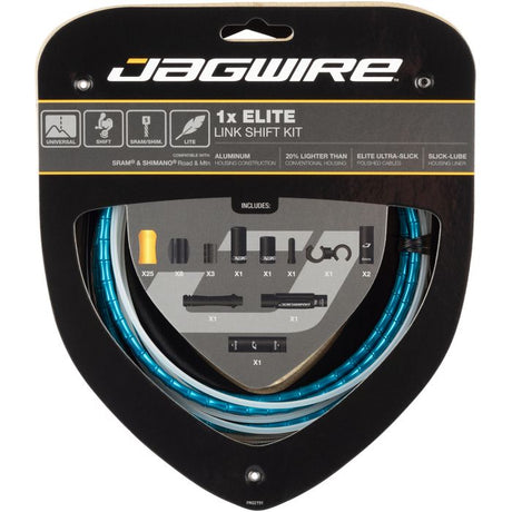 Zestaw przerzutek Jagwire 1x Elite Link - niebieski