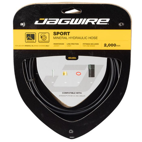 Zestaw mineralnych węży hydraulicznych Jagwire sport - shimano (xtr m9110) - czarny