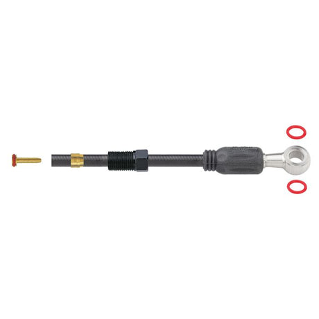 Zestaw mineralnych węży hydraulicznych Jagwire sport - tektro banjo - czarny