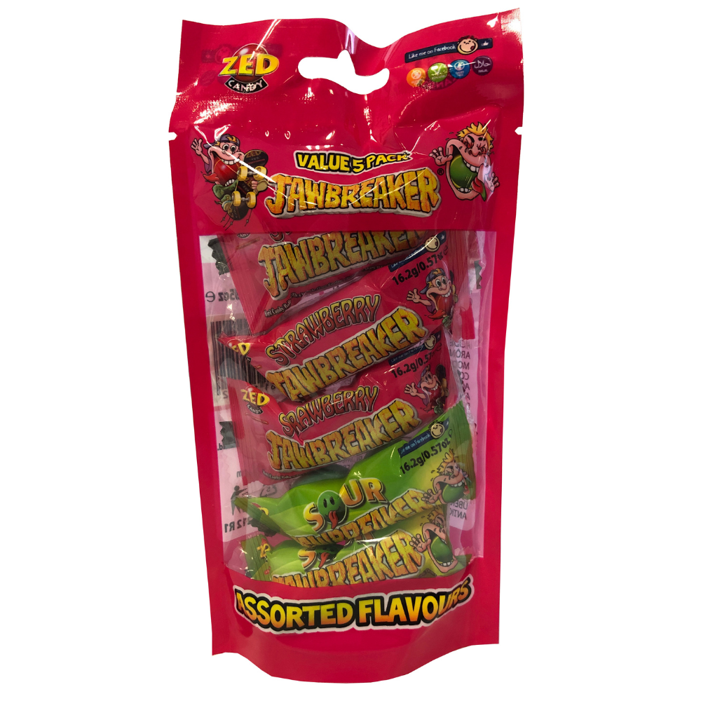 Zed Candy Zed Jawbreaker Value 5-pak (24x81gr)