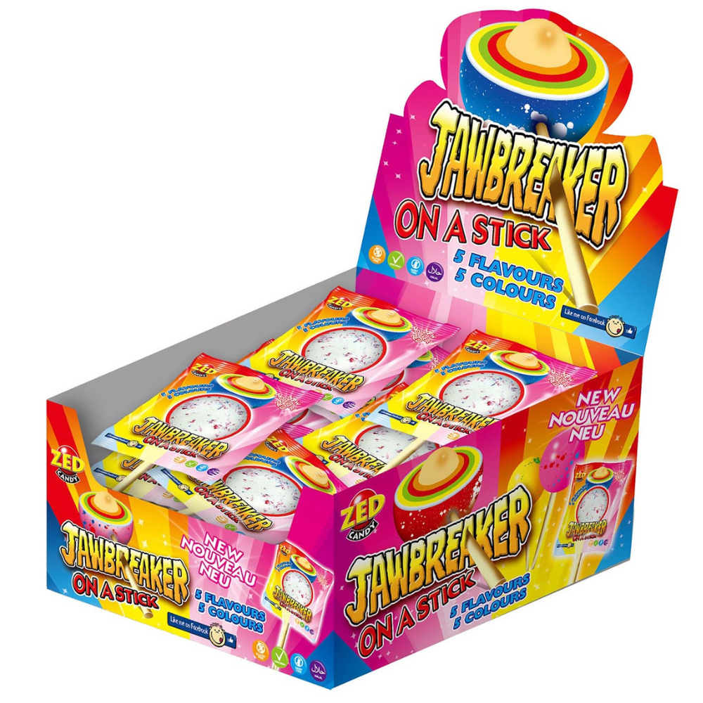 Zed Candy Jawbreaker na patyku (15 sztuk)
