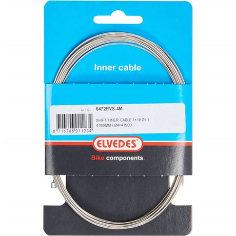 Przełącz wewnętrzny kabel Elvedes 2250 mm ze stali nierdzewnej Slick Ø1,1 mm Shimano Sram N-Nippel (na mapie)