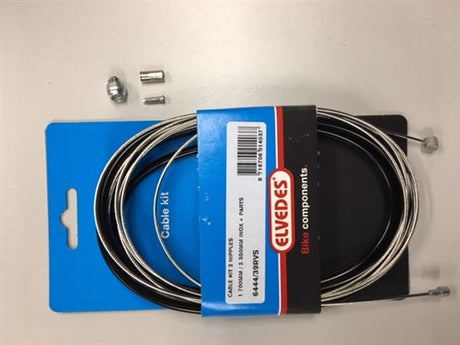 Elvedes kabel uni 2 złączki 2,35 m stal nierdzewna czarny 6444 39rvs