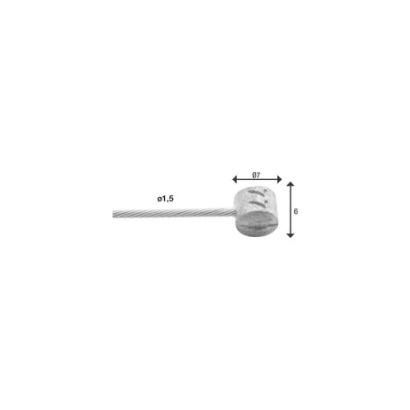 REM BINNENKABEL ELVEDES 5000 mm stal nierdzewna Ø1,5 mm T-Nipple (na mapie)