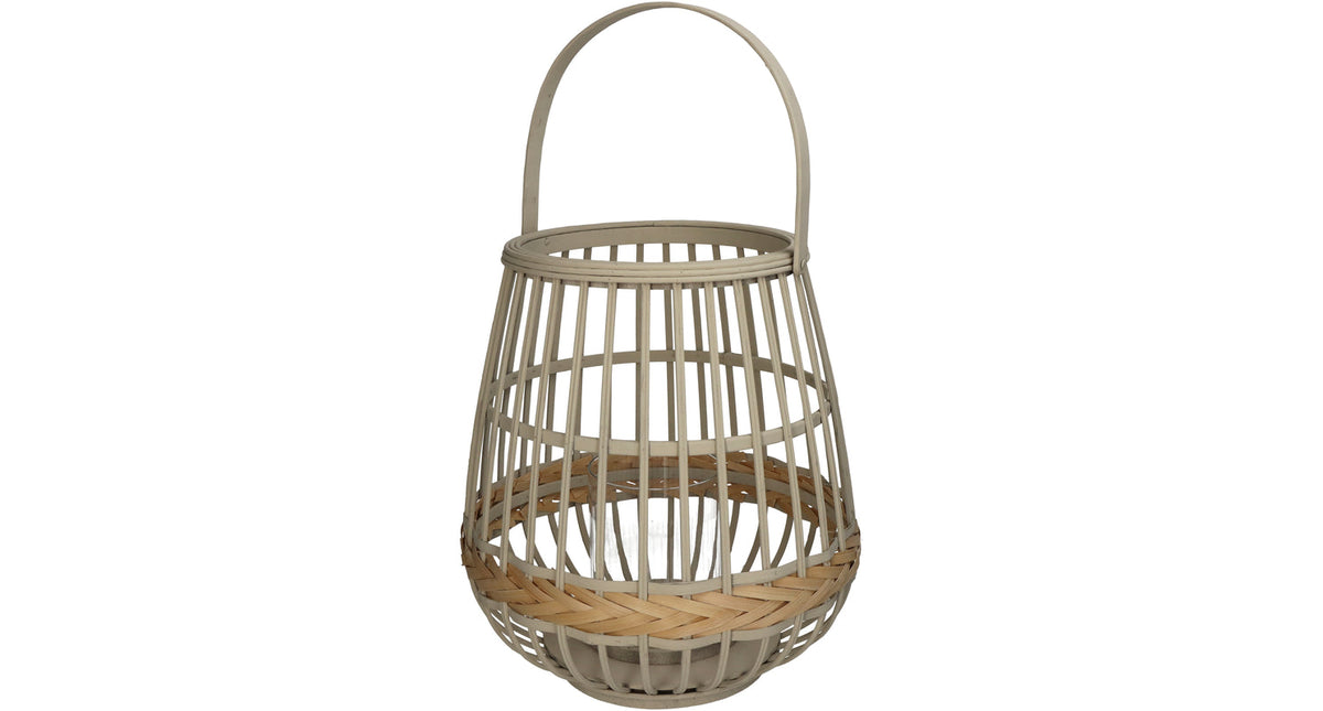 Lantern ivory 30x30x32cm
