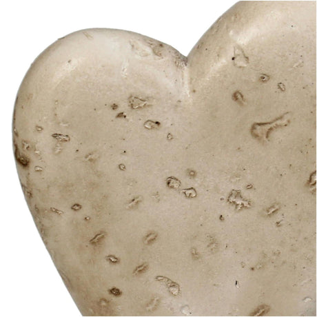 Kersten beeld heart beton beige 8x4x12cm