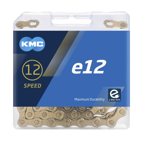 Kmc e12 ti-n gold 130 - 12-biegowy rower elektryczny
