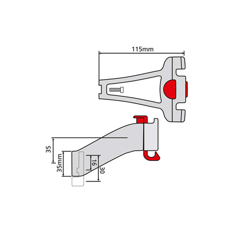 Adapter zestawu słuchawkowego Klickfix do adaptera naprzód 1-1 8