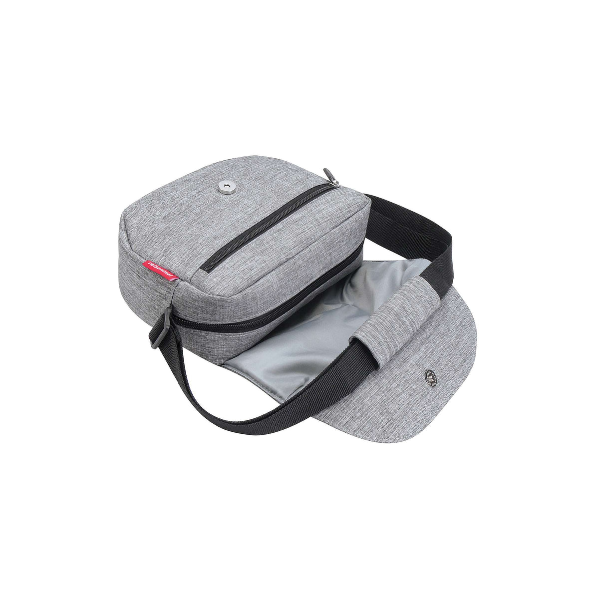 Torba na kierownicę Klickfix funbag twist szara