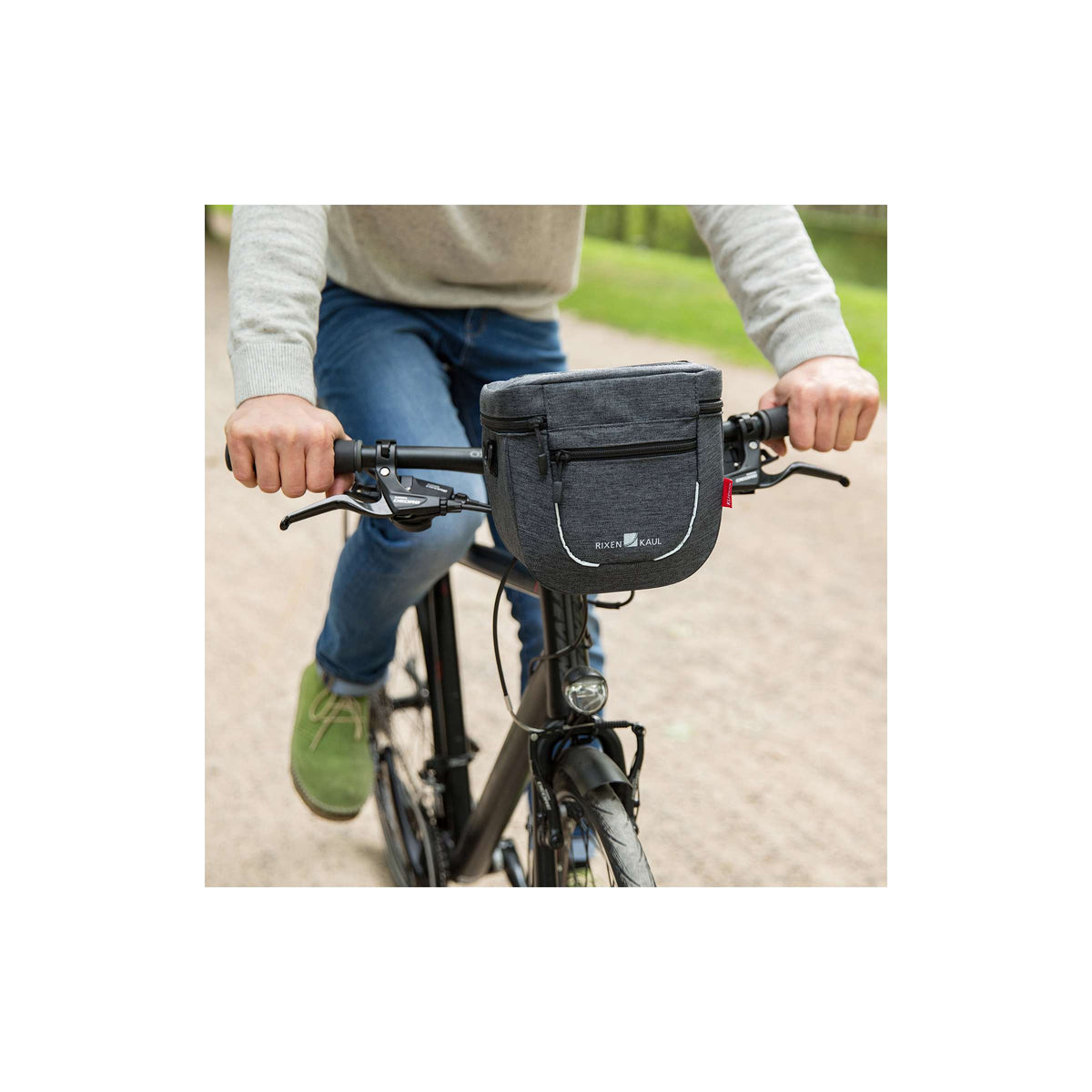 Torba na kierownicę Klickfix Aventour Compact City w kolorze czarnym
