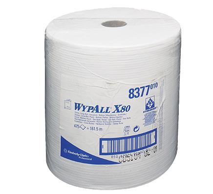Ściereczka do czyszczenia Wypall x80 biała w rolce 300mm duża
