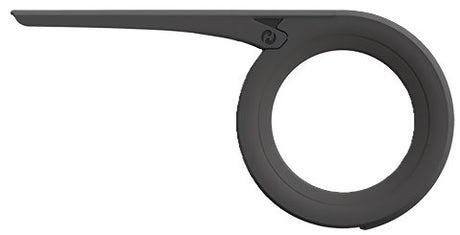 Komponenty rowerowe Herrmans z osłoną łańcucha Herrmans Fuse 42-44t - czarny mat