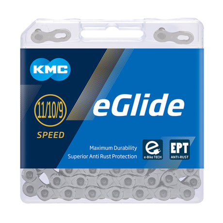 Łańcuszek Kmc eglide ept srebrny 118 ogniw 11s
