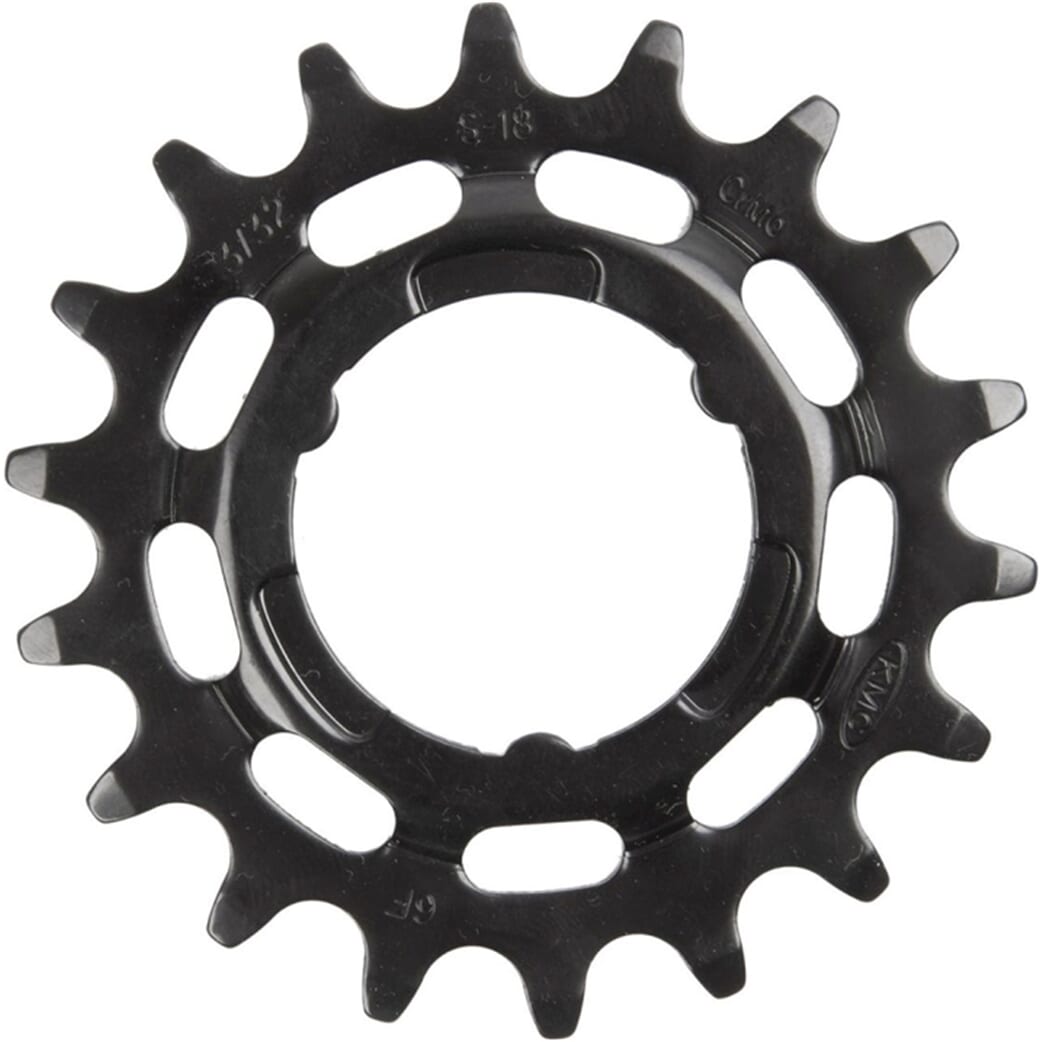 KMC PARTE SHIMANO Wąskie 18T Tylne czarne