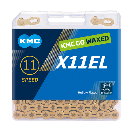 Kmc x11el woskowany - ti-n - złoty