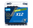 Łańcuchy Kmc x12 czarne tech 1 2 x 11 128 126gl go
