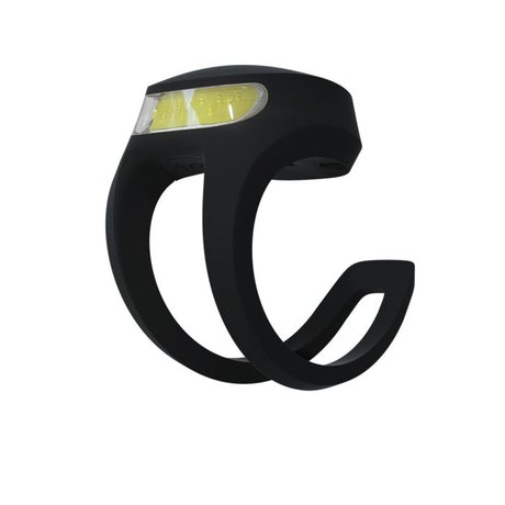 Przód USB Knog Frog - czarny pająk