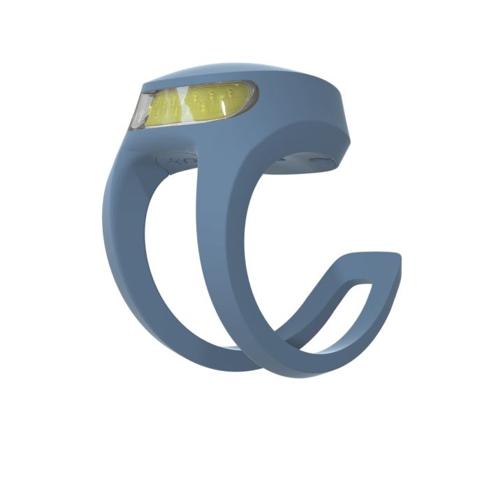 Przód USB Knog Frog - denim blue