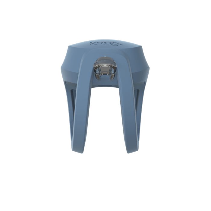 Przód USB Knog Frog - denim blue