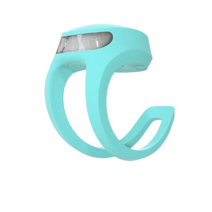 Knog frog USB z tyłu - niesamowity akwamaryn