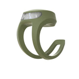 Knog frog USB tył - kurtka zielona