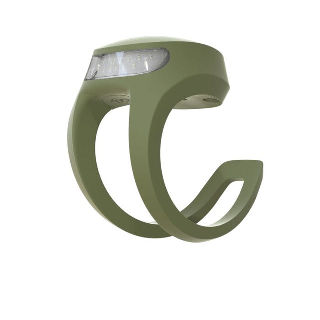 Knog frog USB tył - kurtka zielona
