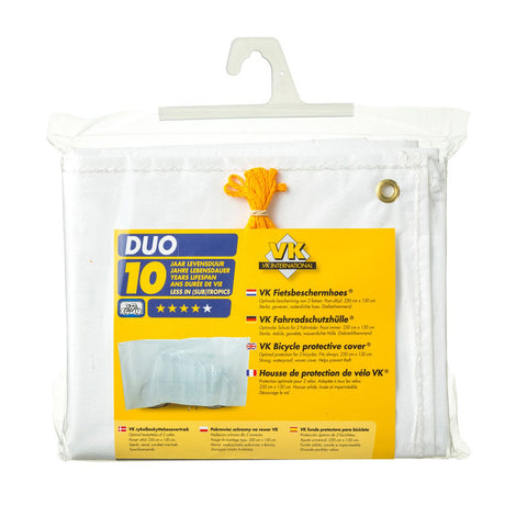 VK rowerowe pokrycie ochrony (3) Duo White