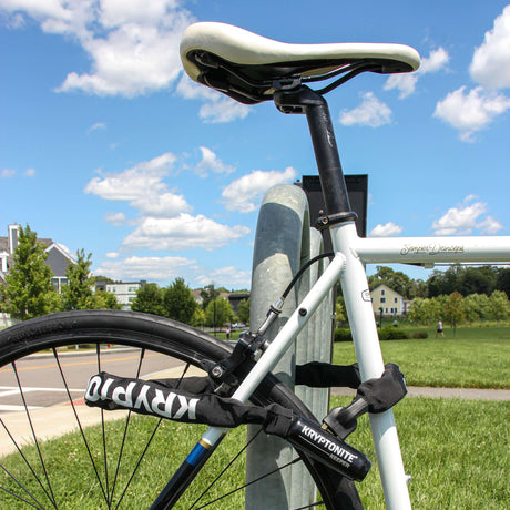 Łańcuch Kryptonite keeper 785 ze zintegrowanym zamkiem - blokada łańcucha rowerowego - blokada rowerowa z łańcuchem do roweru elektrycznego - 85 cm - stal - czarny
