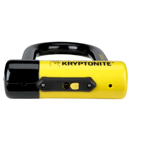 Kryptonite New York Fahgettaboudit mini U-lock s cooter – art-4 – motocykl, skuter, rowery elektryczne – 215,3 x 8,3 cm – żółty