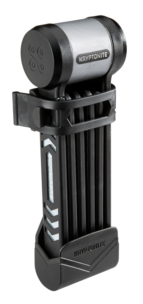 Kryptonitowy zamek składany z uchwytem kryptolok 85 cm stal czarny