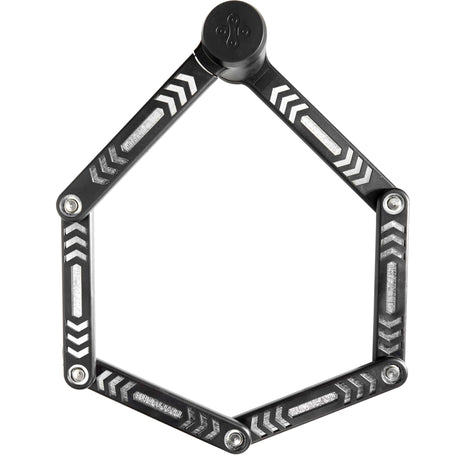 Kryptonitowy zamek składany z uchwytem kryptolok 85 cm stal czarny