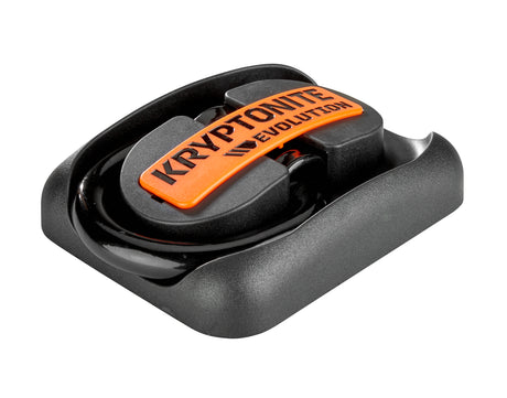 Kotwa ścienna Kryptonite Evolution - stały punkt mocowania - Kotwa ścienna motocyklowa - wspornik stalowy - 14 mm - czarno-srebrny