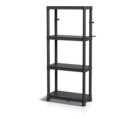 Prosperplast stackaro massief rek kss60l4 zwart