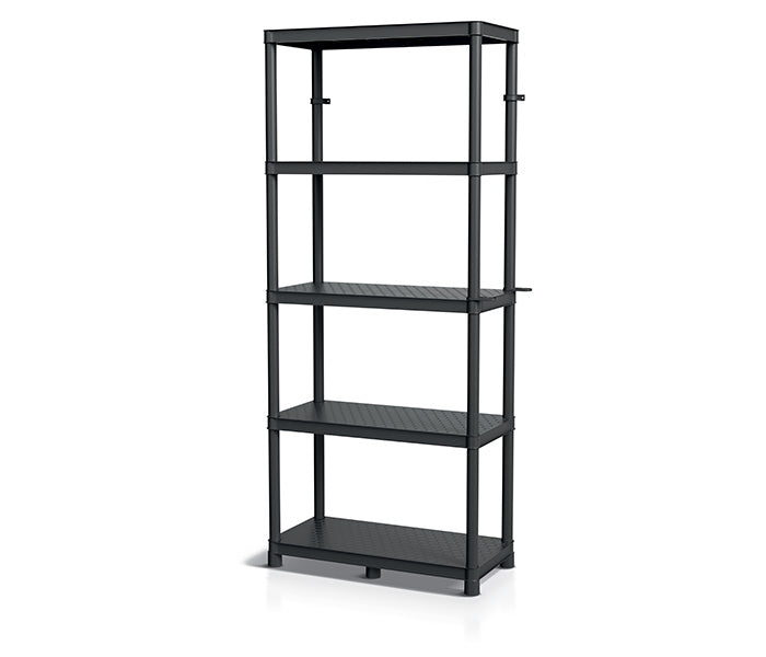 Prosperplast stackaro massief rek kss75l5 zwart